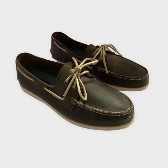 Express | Shoes | Nwtexpress Mens Brown Leather Moccasin Loafers | Poshmark